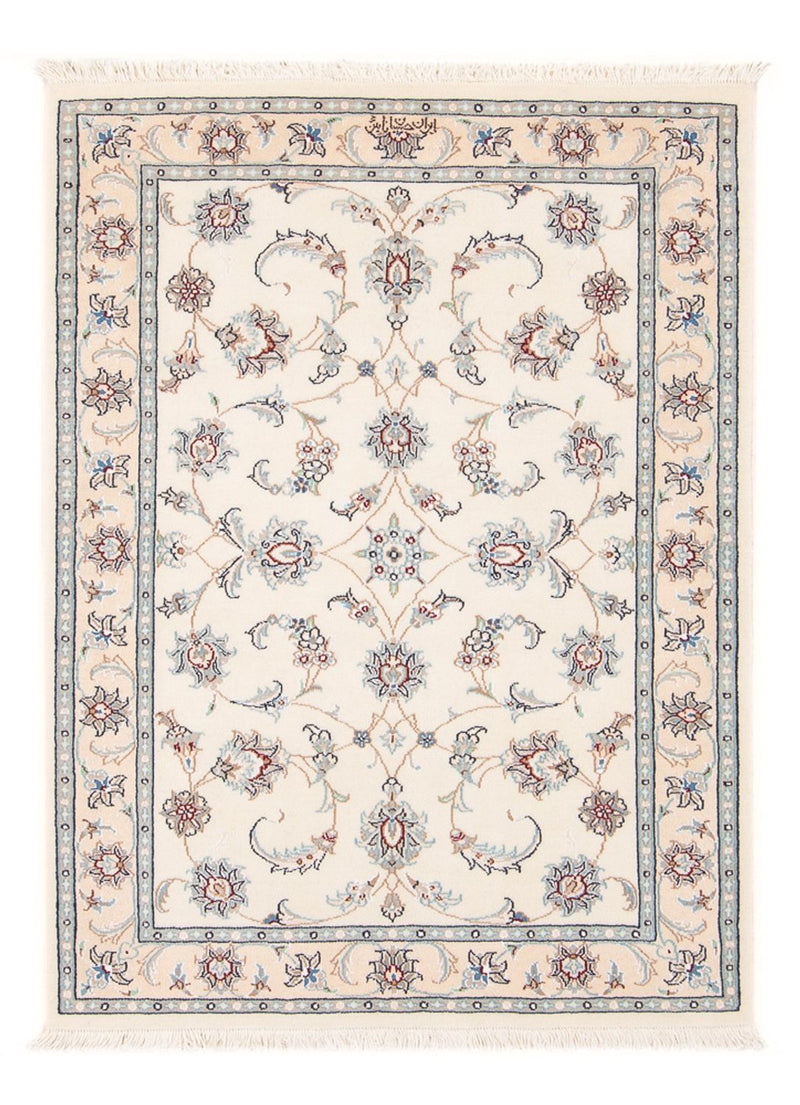 Perserteppich - Nain - Premium - 118 x 80 cm - creme