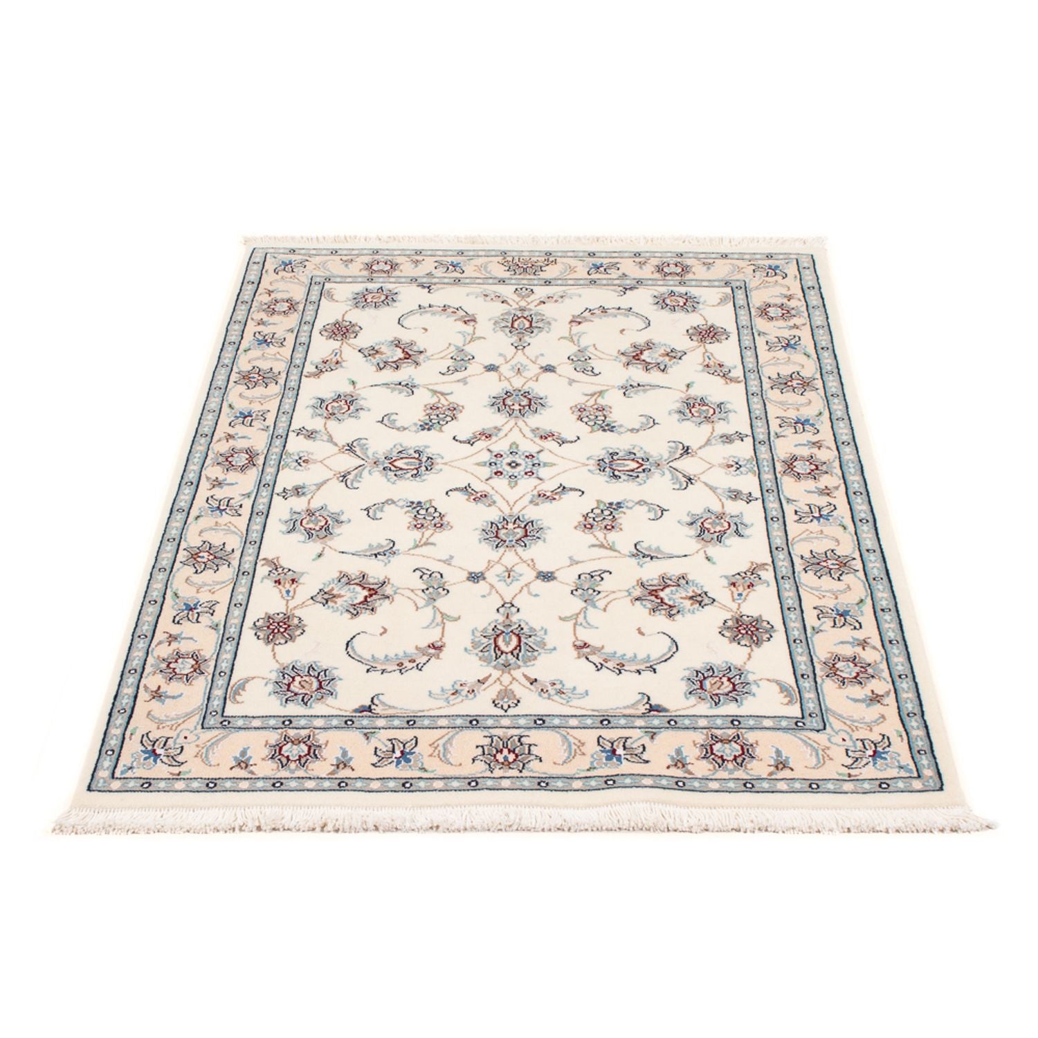 Perserteppich - Nain - Premium - 118 x 80 cm - creme