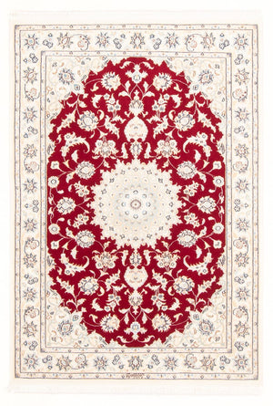 Tapis persan - Nain - Royal - 156 x 107 cm - rouge