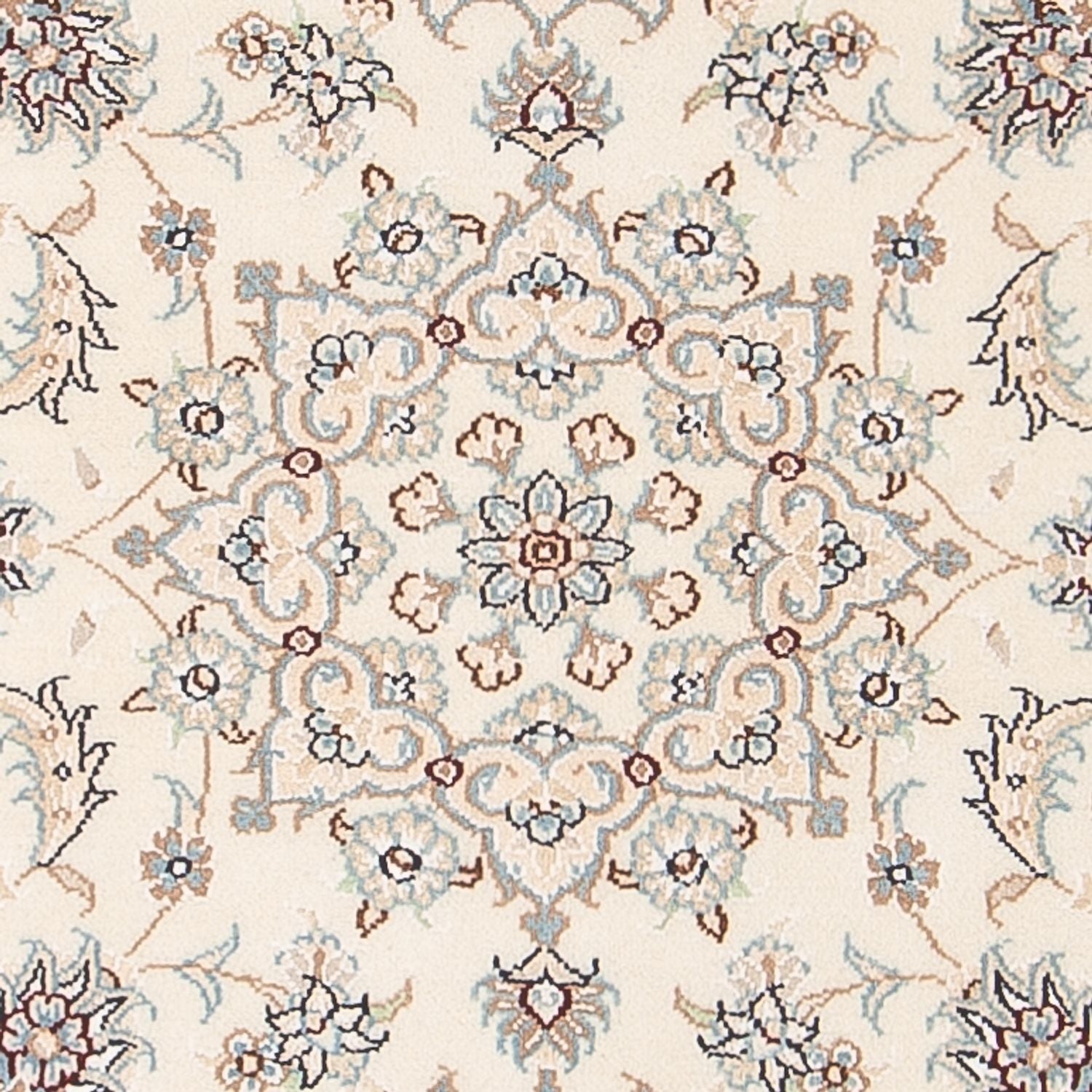 Tapis persan - Nain - Premium - 119 x 79 cm - crème