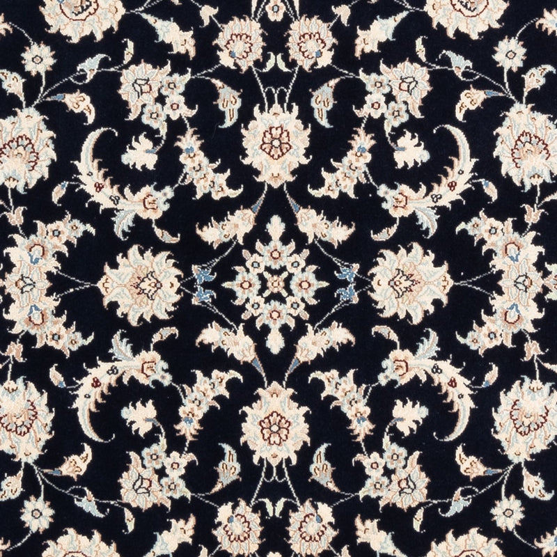 Tapis persan - Nain - Premium - 182 x 121 cm - bleu foncé