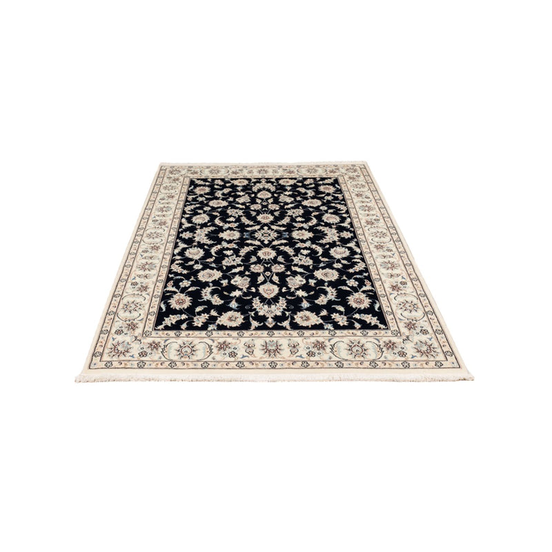Tapis persan - Nain - Premium - 182 x 121 cm - bleu foncé