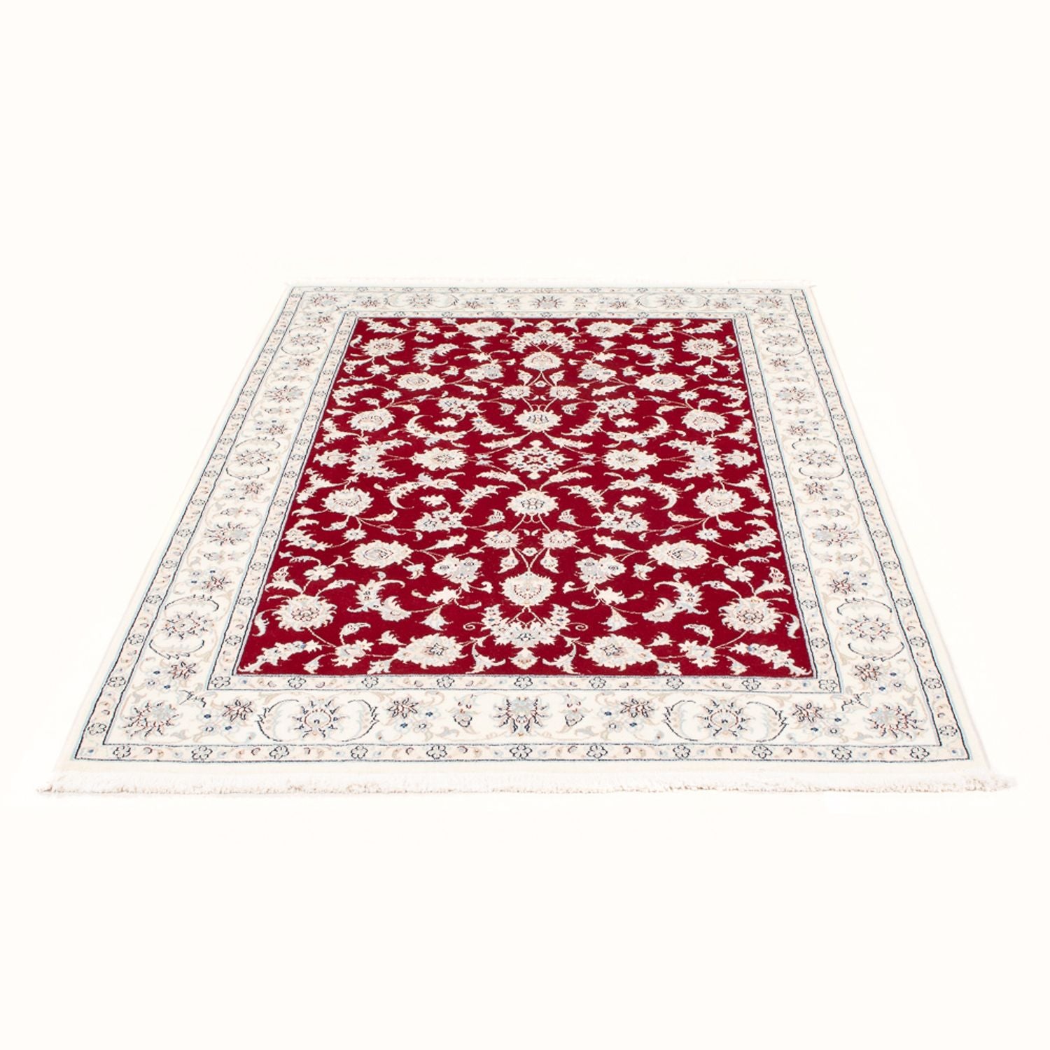Tapis persan - Nain - Royal - 177 x 120 cm - rouge
