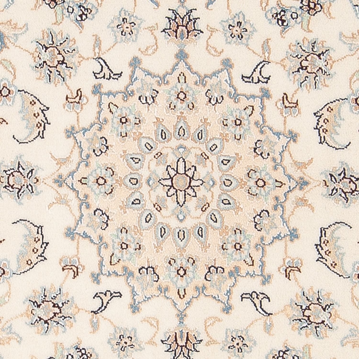Tapis persan - Nain - Premium - 135 x 74 cm - crème