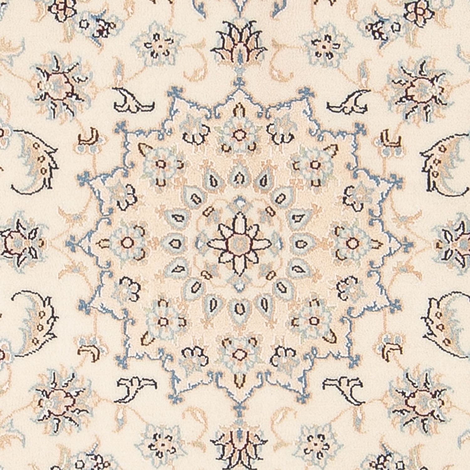 Tapis persan - Nain - Premium - 135 x 74 cm - crème