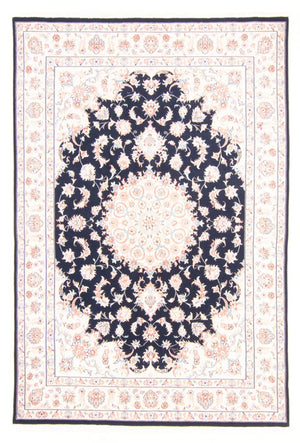 Tapis persan - Tabriz - Royal - 237 x 167 cm - bleu foncé