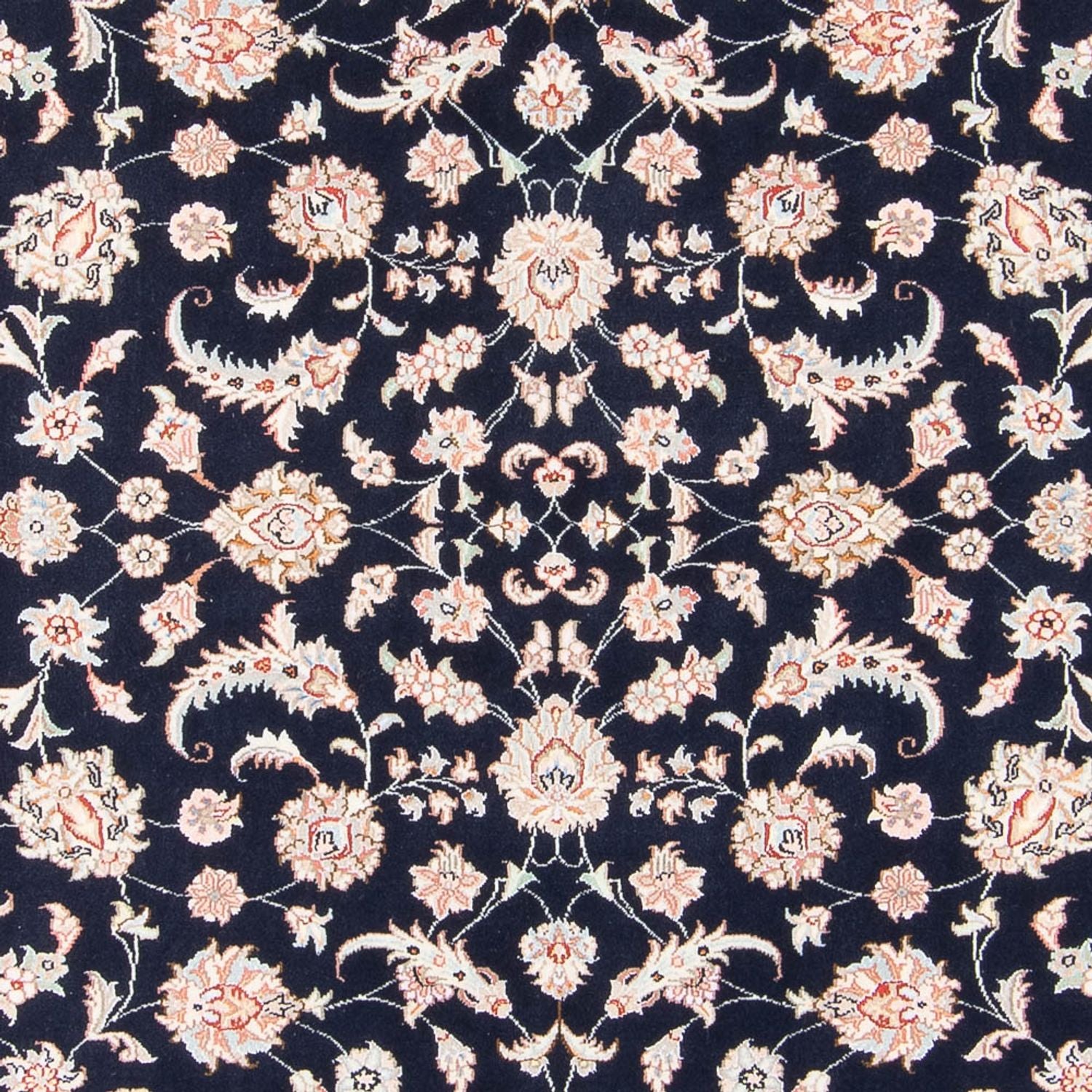 Tapis persan - Tabriz - Royal - 201 x 149 cm - bleu foncé