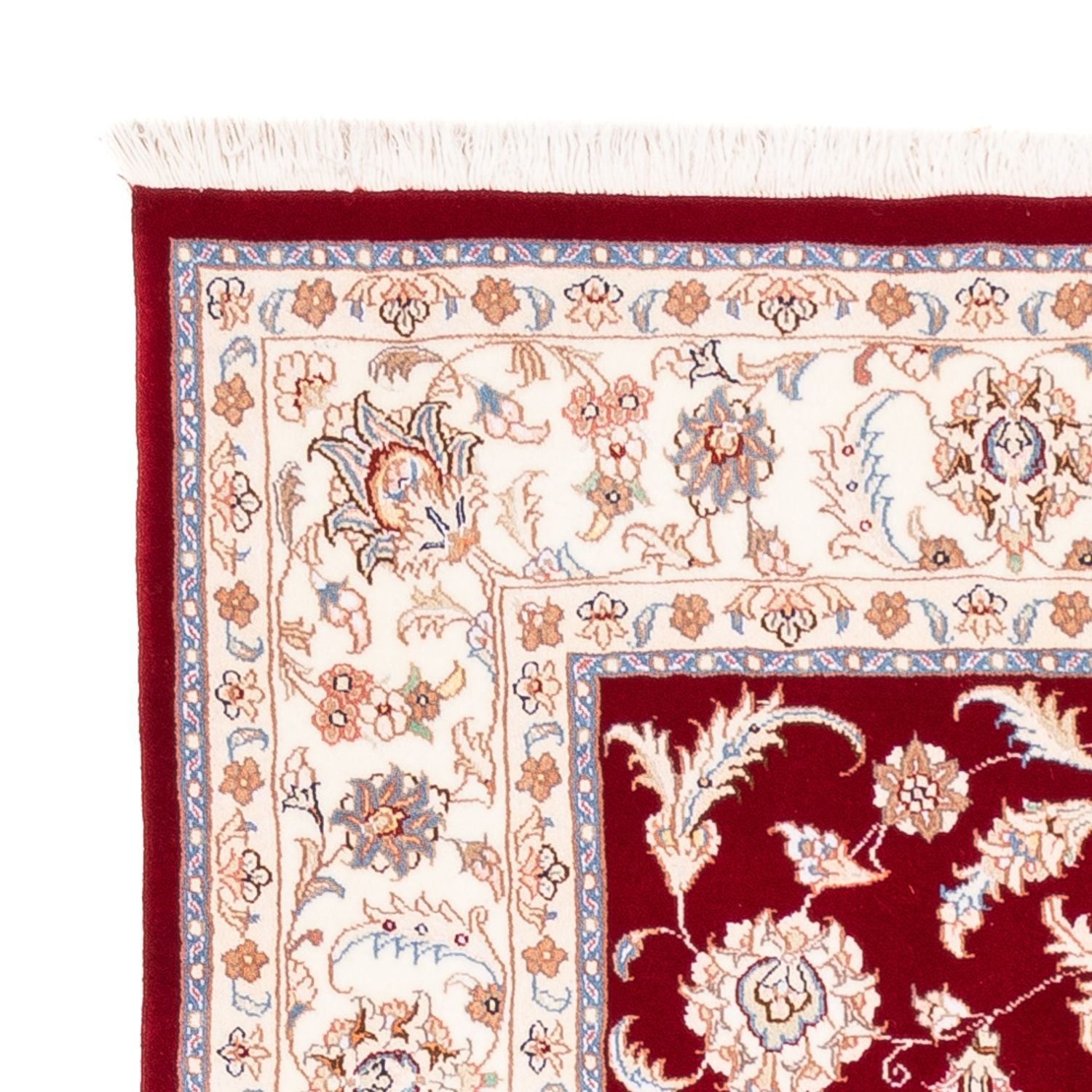 Tapis persan - Tabriz - 199 x 147 cm - rouge