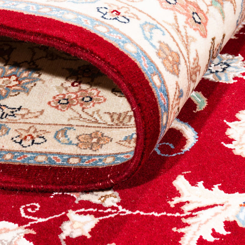 Tapis persan - Tabriz - 199 x 147 cm - rouge