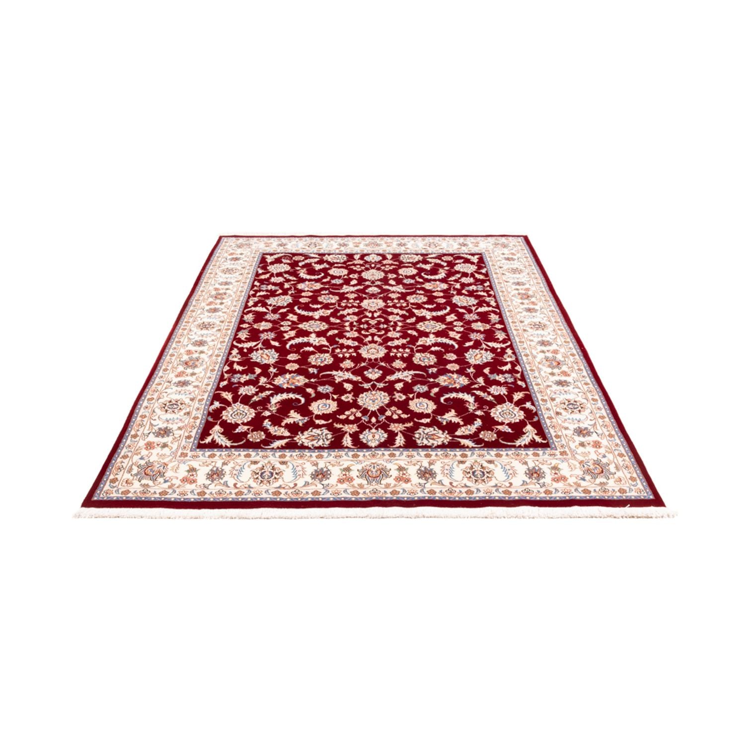 Tapis persan - Tabriz - 199 x 147 cm - rouge