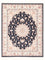 Tapis persan - Tabriz - Royal - 197 x 149 cm - bleu foncé