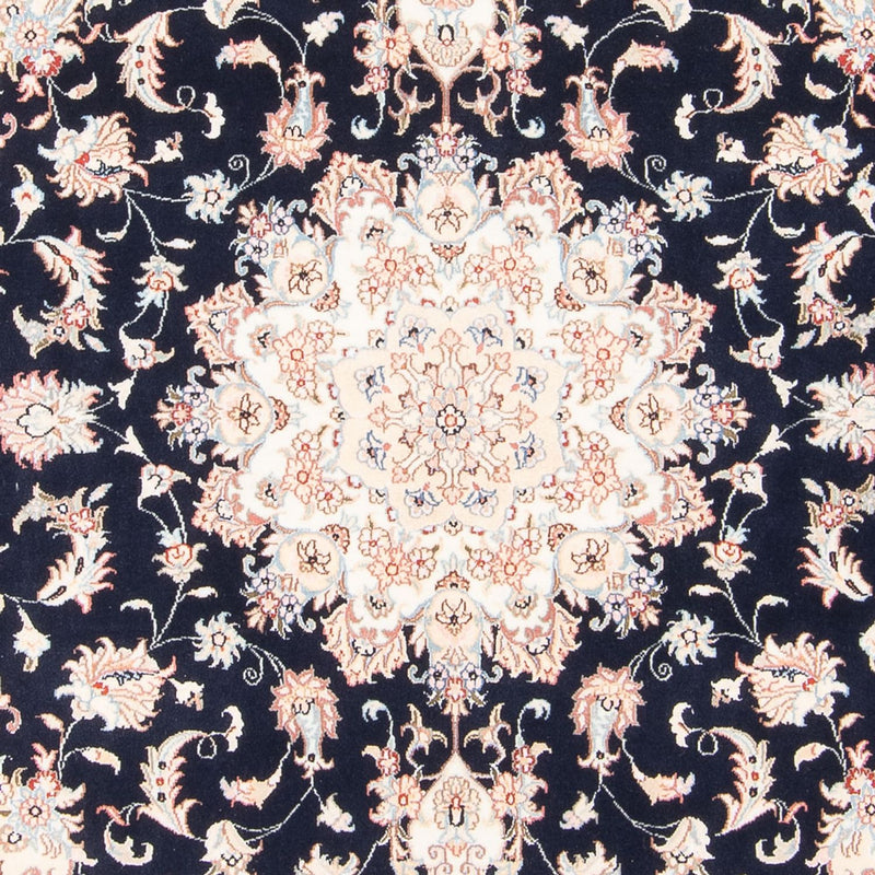 Tapis persan - Tabriz - Royal - 203 x 150 cm - bleu foncé