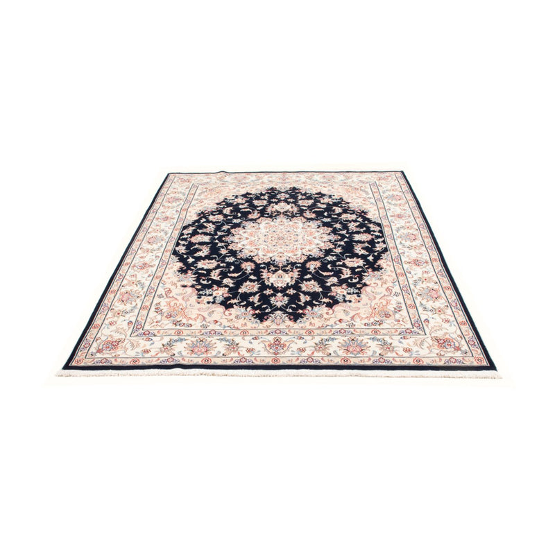 Tapis persan - Tabriz - Royal - 203 x 150 cm - bleu foncé