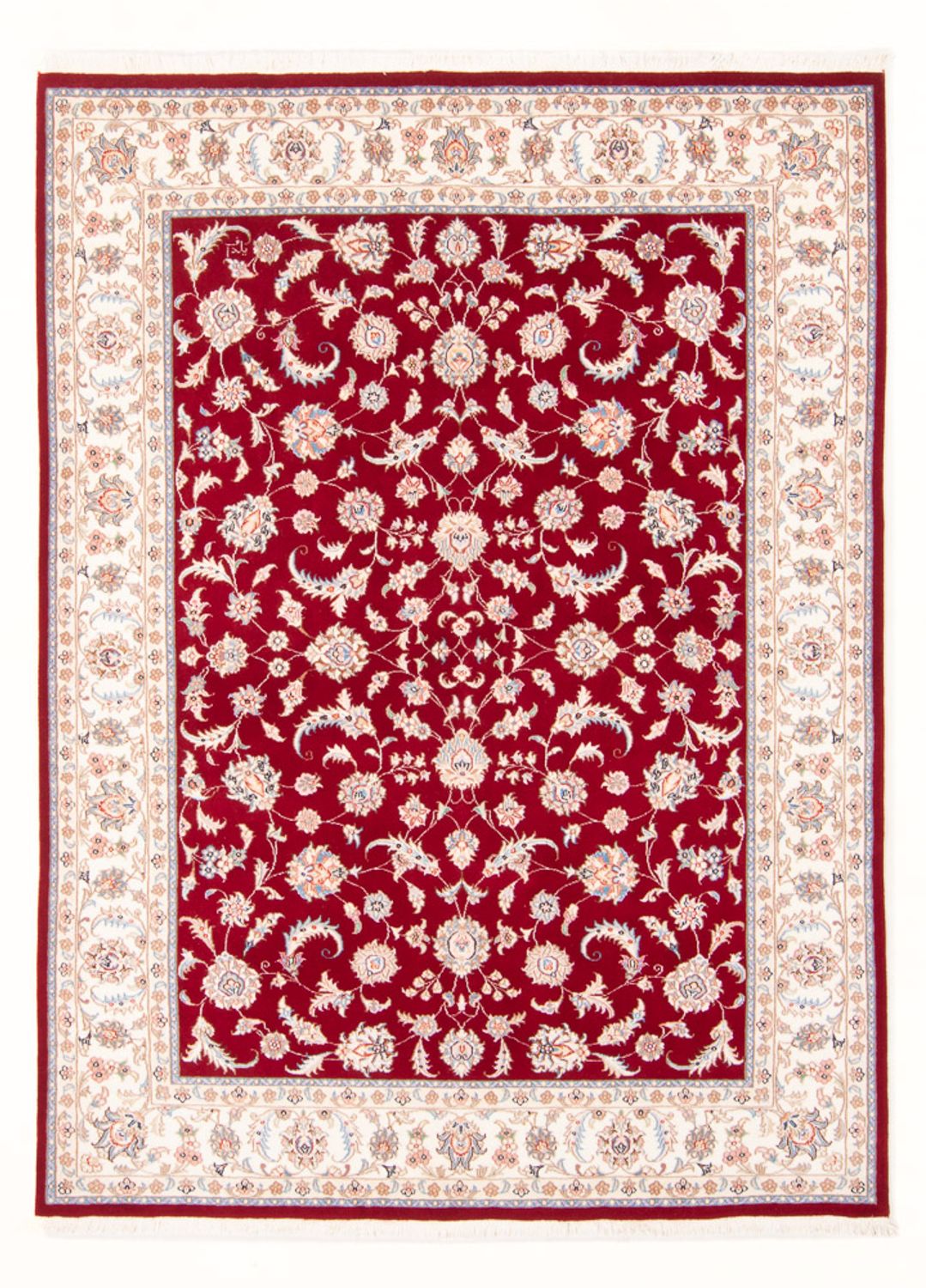 Tapis persan - Tabriz - Royal - 206 x 147 cm - rouge