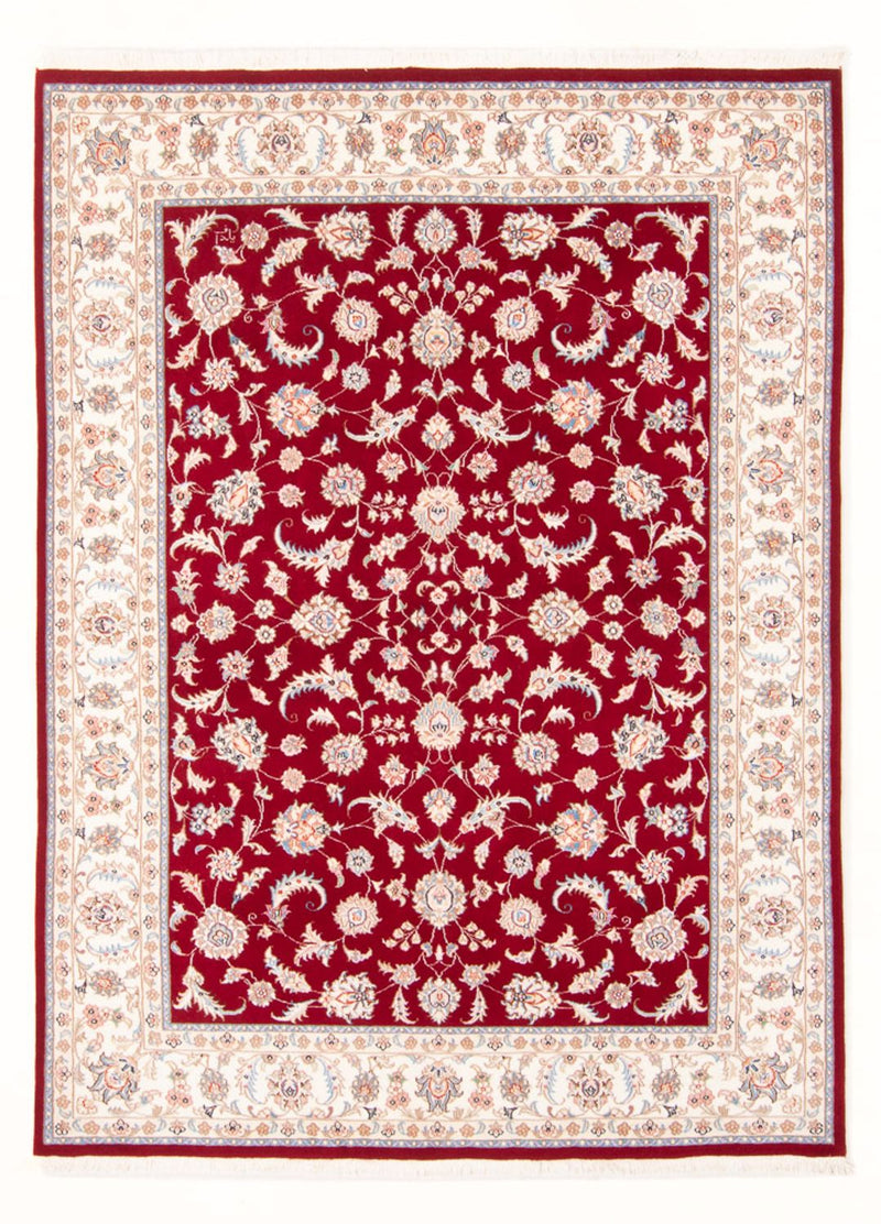 Tapis persan - Tabriz - Royal - 206 x 147 cm - rouge