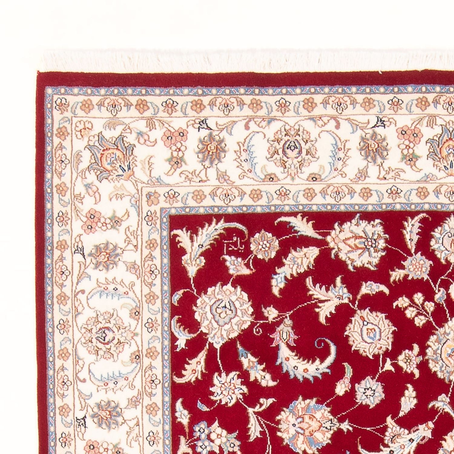 Tapis persan - Tabriz - Royal - 206 x 147 cm - rouge