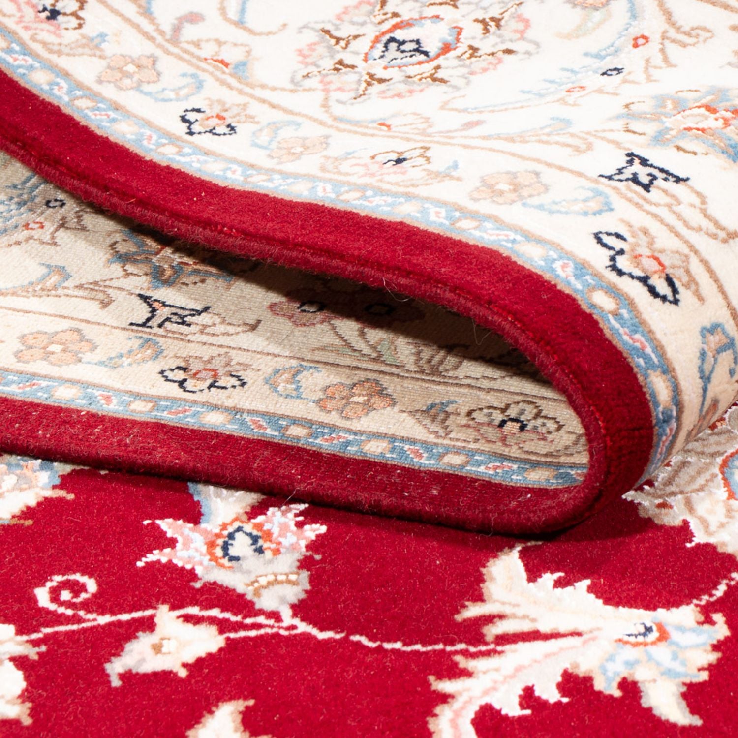 Tapis persan - Tabriz - Royal - 206 x 147 cm - rouge