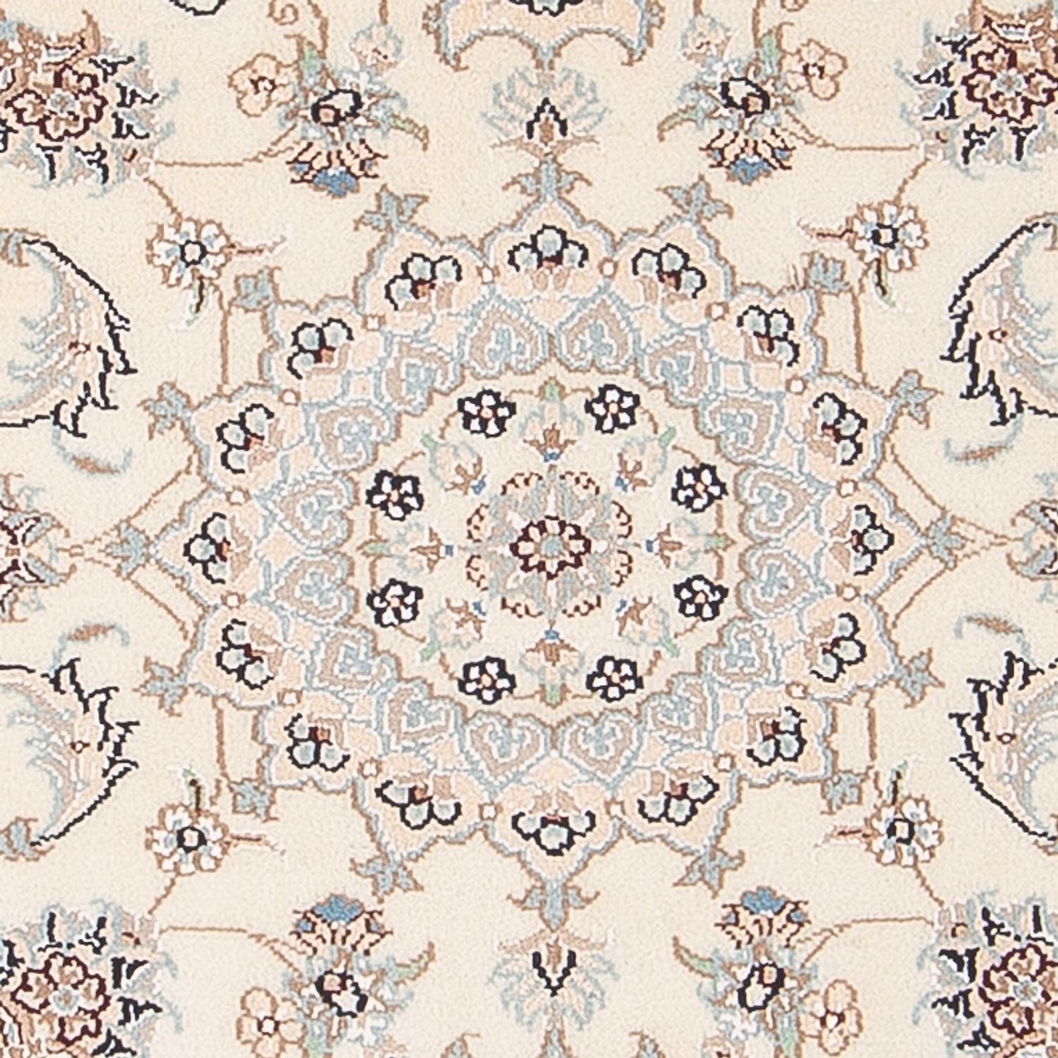 Tapis persan - Nain - Premium - 117 x 80 cm - crème