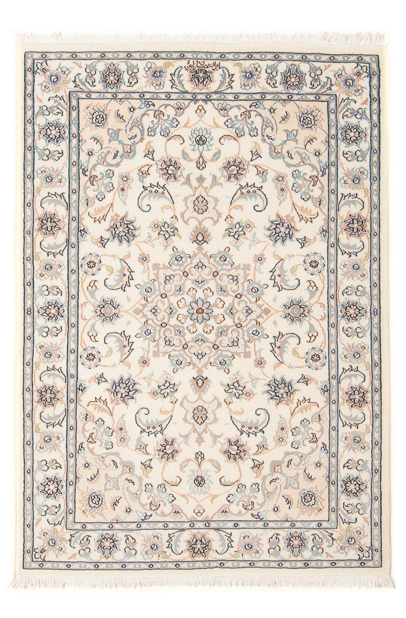 Tapis persan - Nain - Premium - 119 x 77 cm - crème