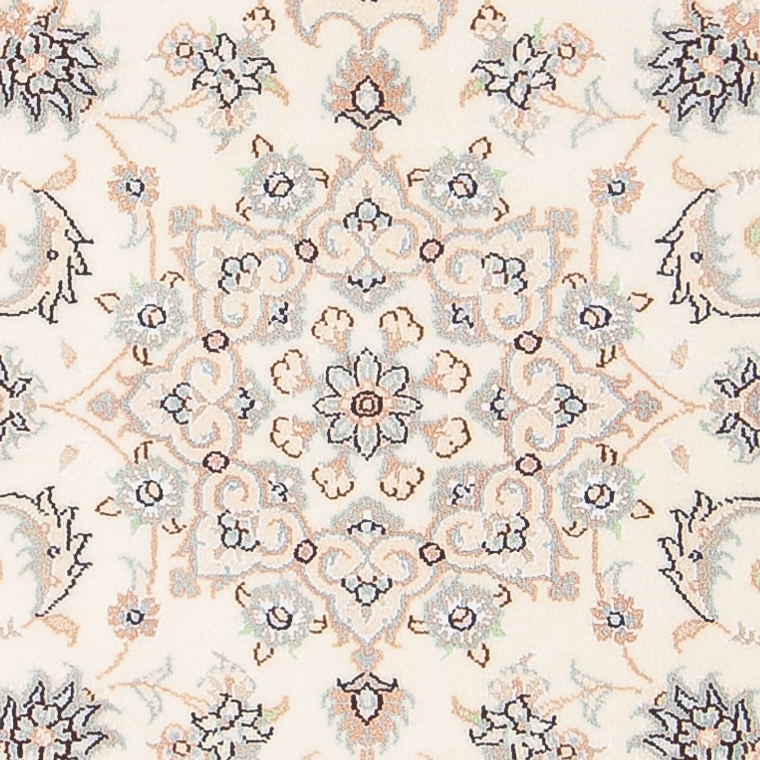 Tapis persan - Nain - Premium - 119 x 77 cm - crème