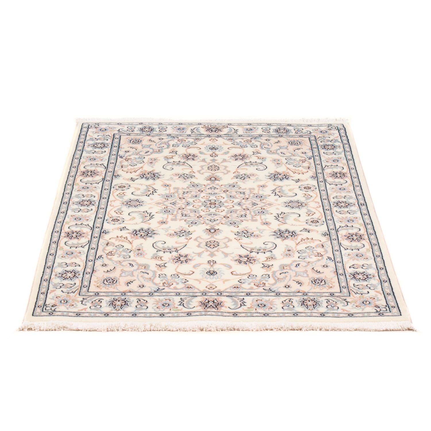Tapis persan - Nain - Premium - 119 x 77 cm - crème