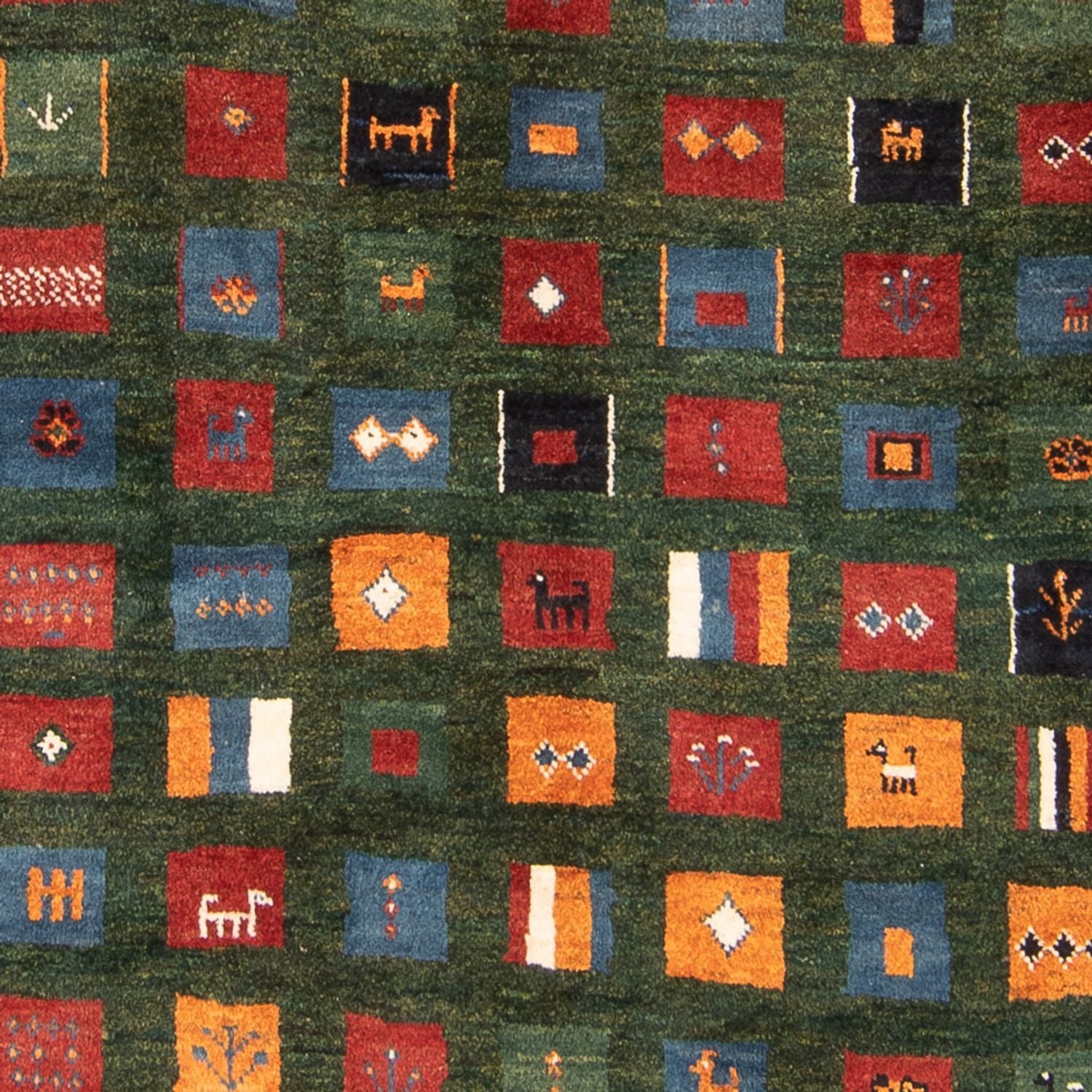 Tapis Gabbeh - Persan - 234 x 164 cm - multicolore