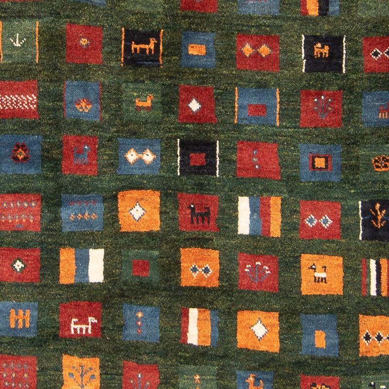 Tapis Gabbeh - Persan - 234 x 164 cm - multicolore