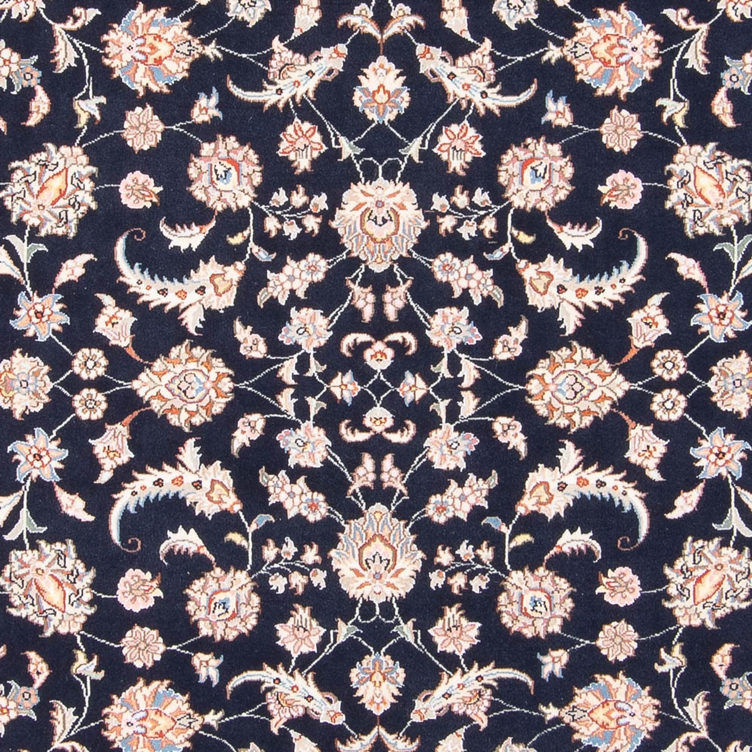 Tapis persan - Tabriz - Royal - 196 x 150 cm - bleu foncé