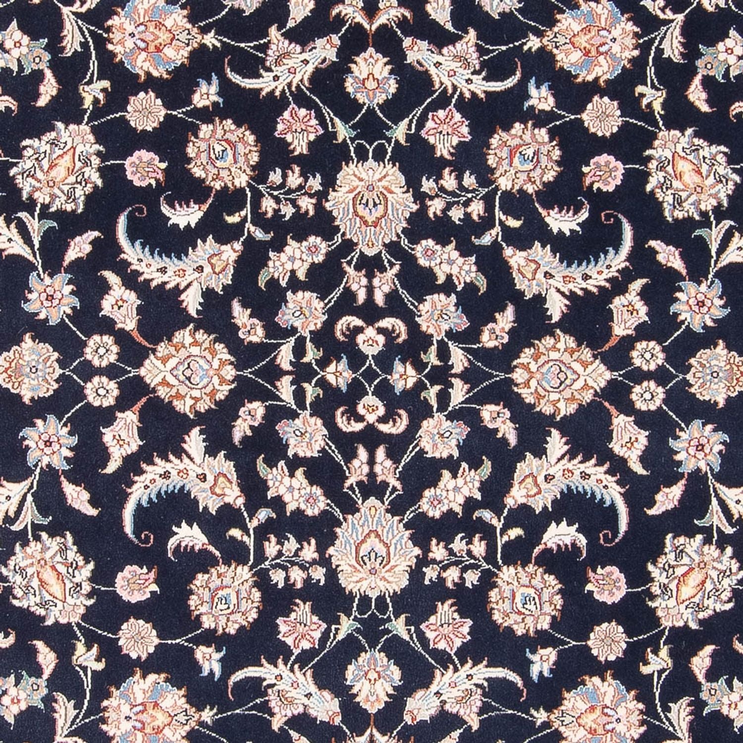 Tapis persan - Tabriz - Royal - 201 x 150 cm - bleu foncé