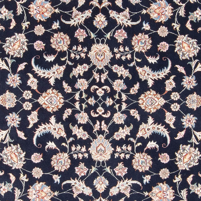 Tapis persan - Tabriz - Royal - 201 x 150 cm - bleu foncé