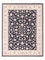 Tapis persan - Tabriz - Royal - 202 x 151 cm - bleu foncé