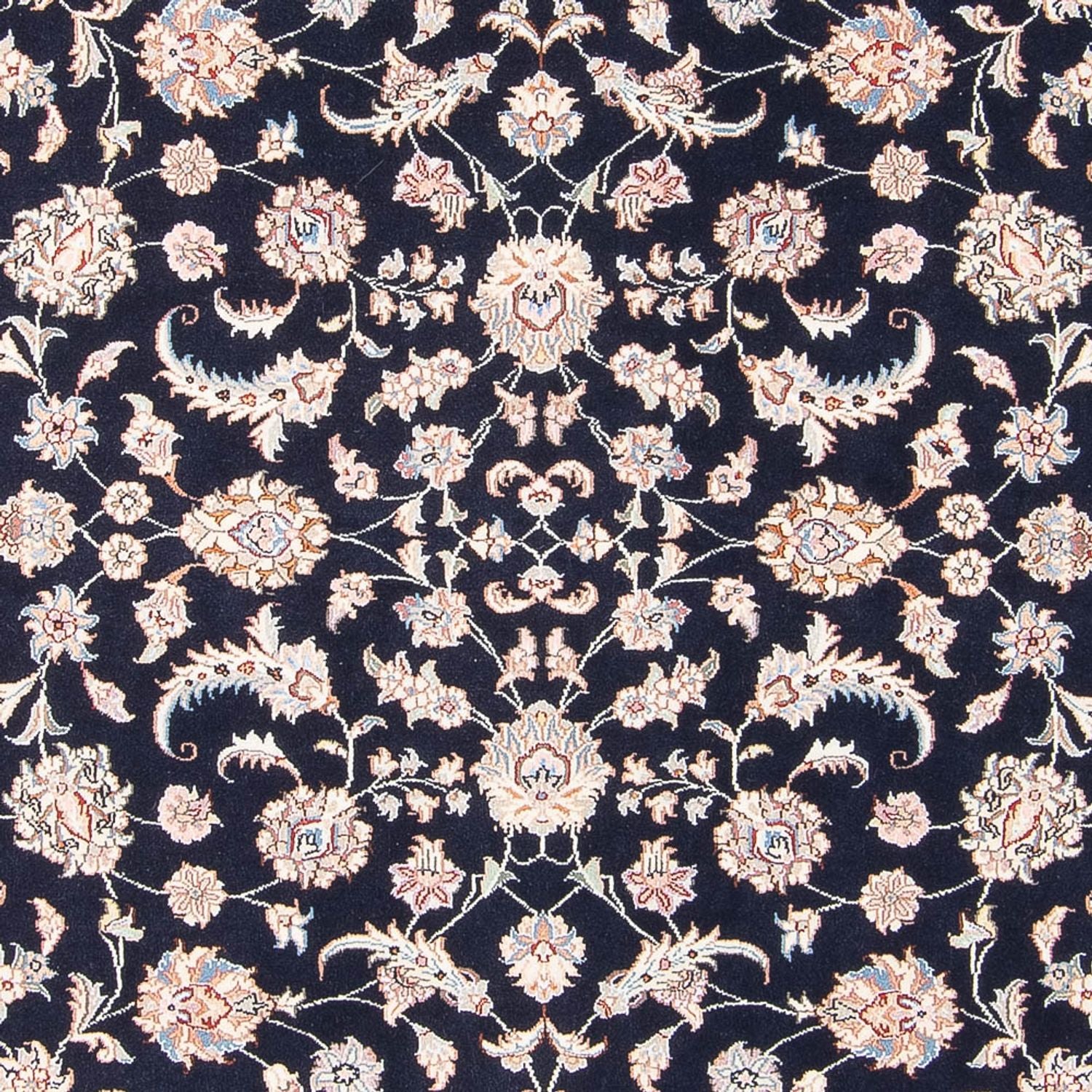 Tapis persan - Tabriz - Royal - 202 x 151 cm - bleu foncé