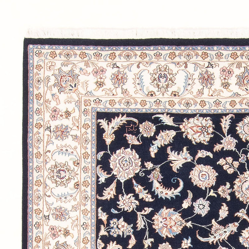 Tapis persan - Tabriz - Royal - 202 x 151 cm - bleu foncé