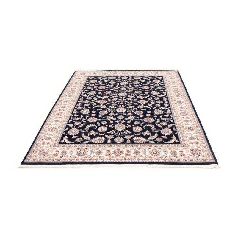Tapis persan - Tabriz - Royal - 202 x 151 cm - bleu foncé