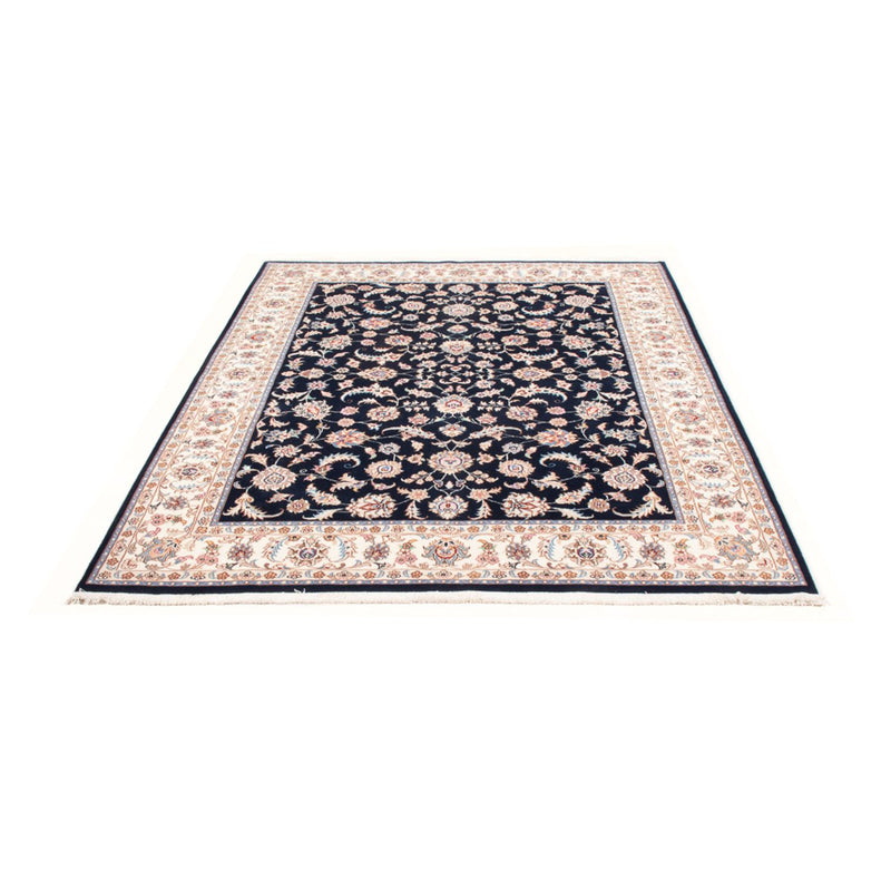 Tapis persan - Tabriz - Royal - 200 x 149 cm - bleu foncé