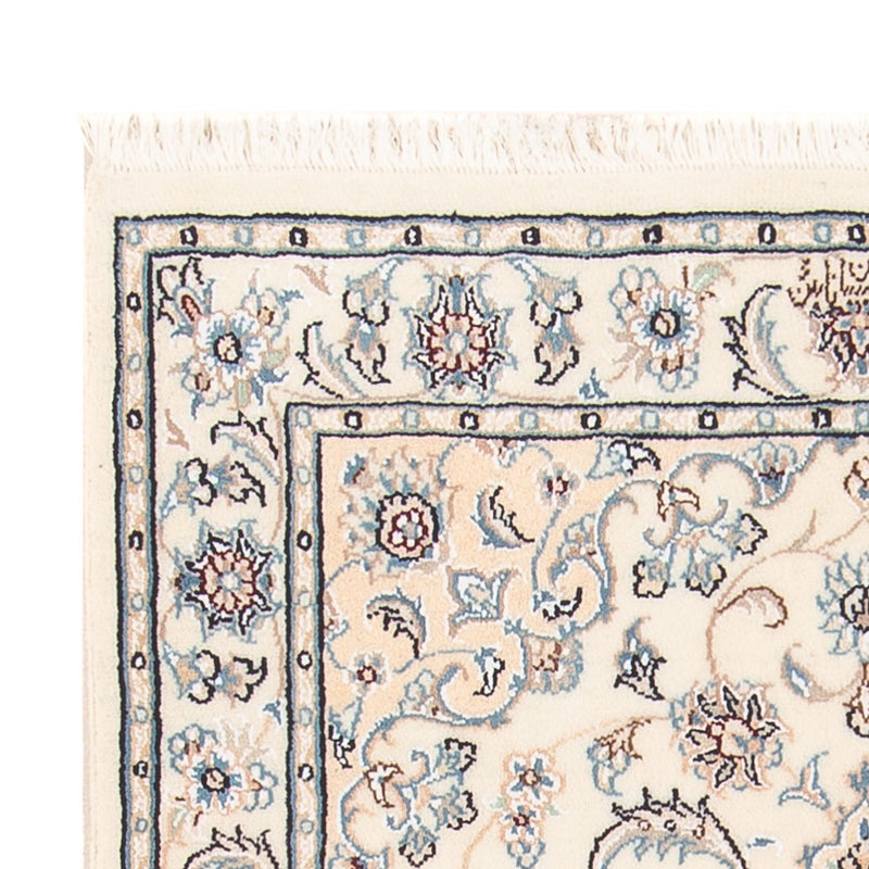 Tapis persan - Nain - Premium - 121 x 82 cm - crème