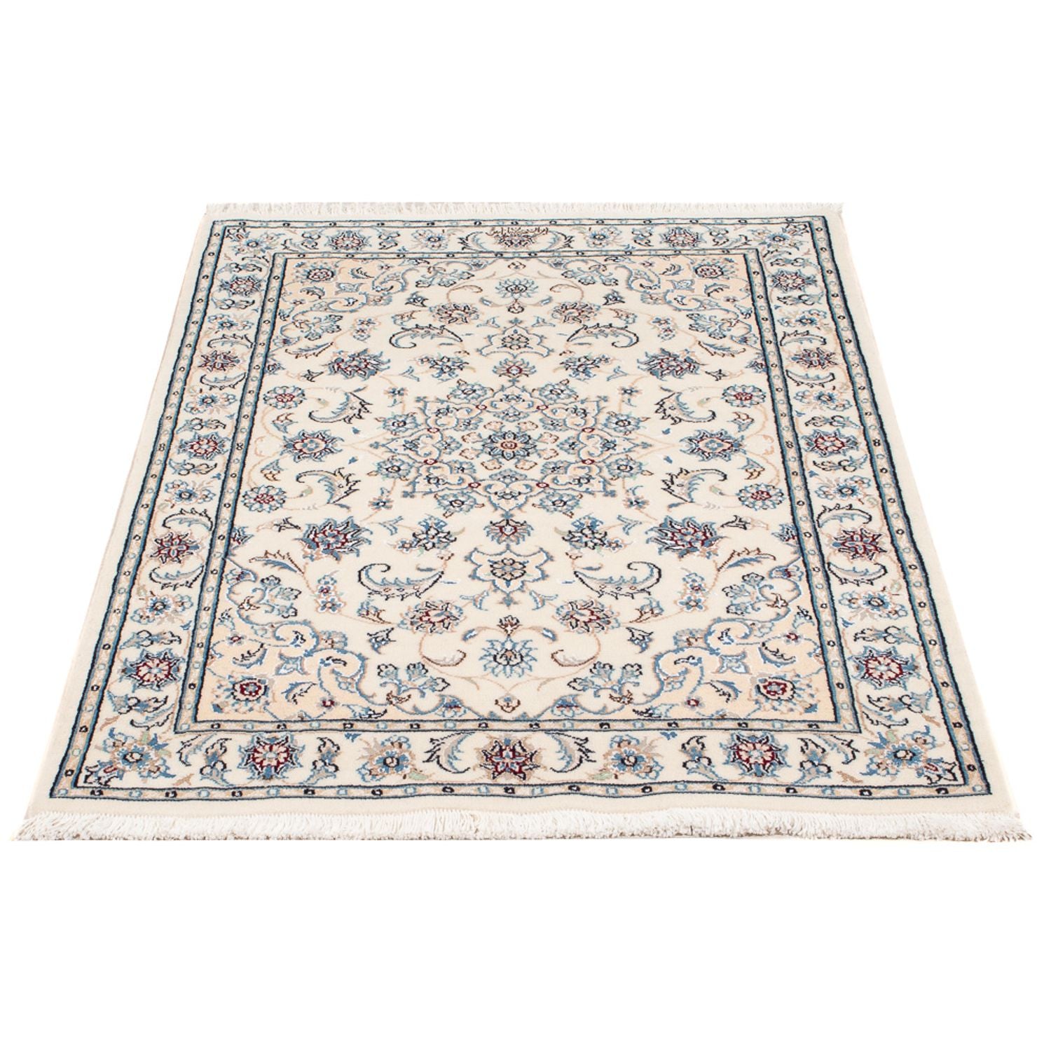 Tapis persan - Nain - Premium - 121 x 82 cm - crème