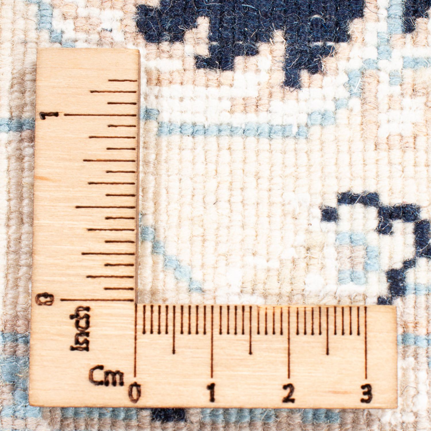 Tapis persan - Nain - Premium - 122 x 81 cm - bleu foncé