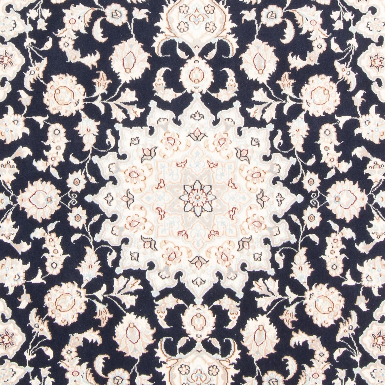 Tapis persan - Nain - Royal - 173 x 121 cm - bleu foncé