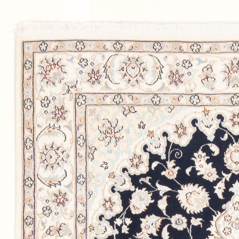 Tapis persan - Nain - Royal - 173 x 121 cm - bleu foncé