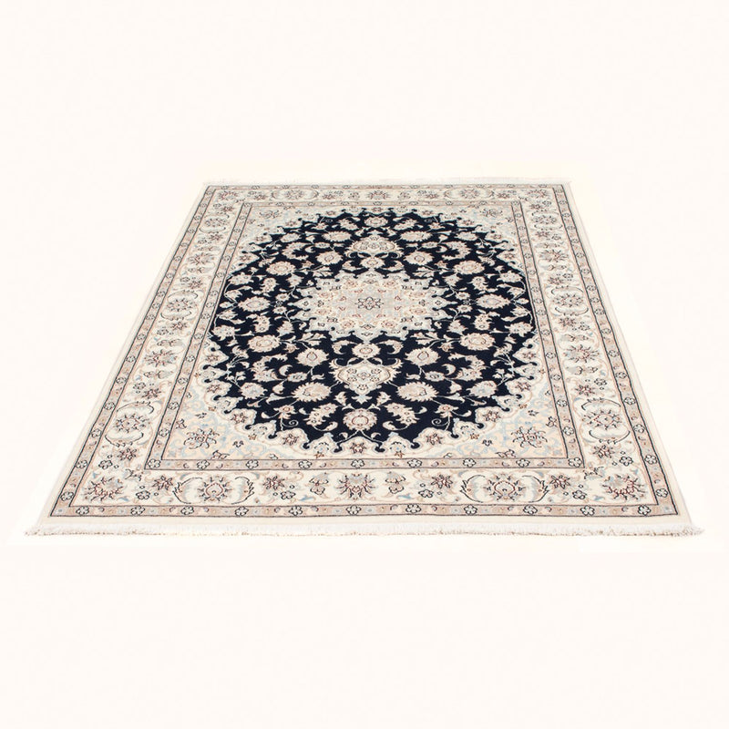 Tapis persan - Nain - Royal - 173 x 121 cm - bleu foncé