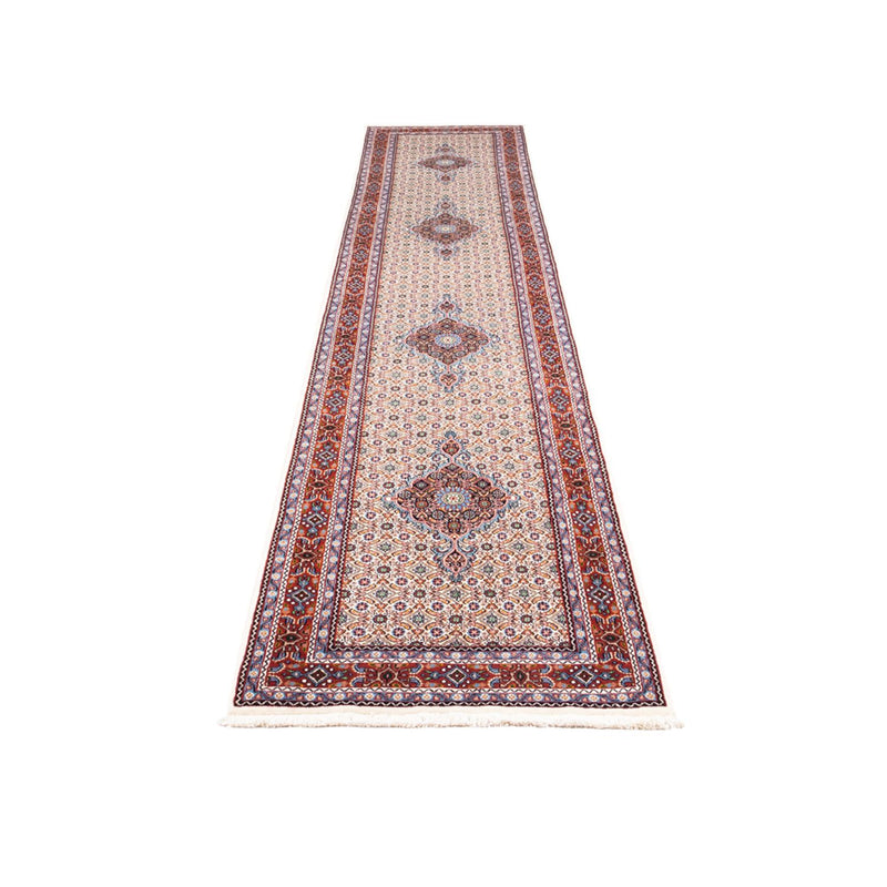 Tapis de couloir Tapis persan - Classique - 397 x 78 cm - crème