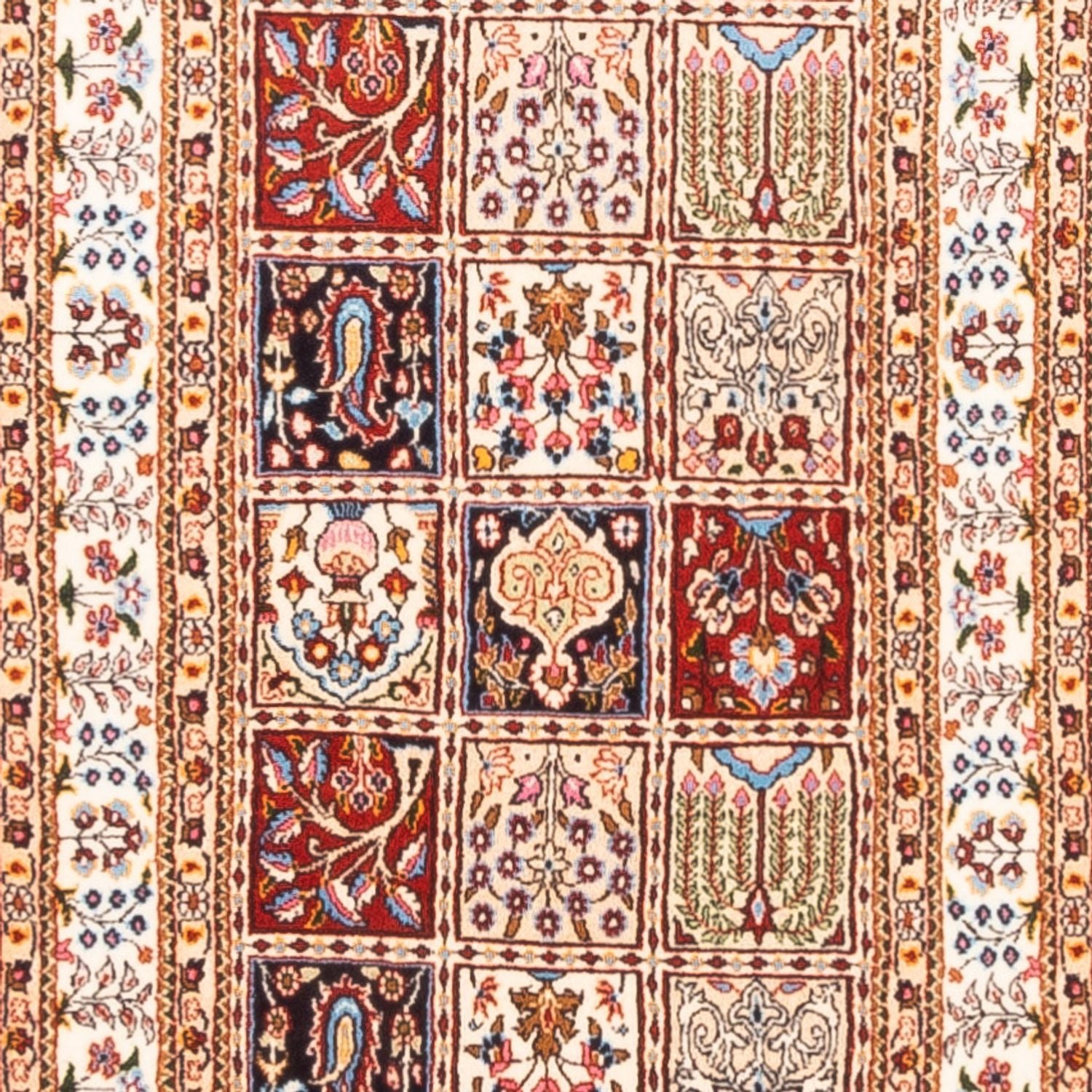 Tapis de couloir Tapis persan - Classique - 386 x 78 cm - multicolore