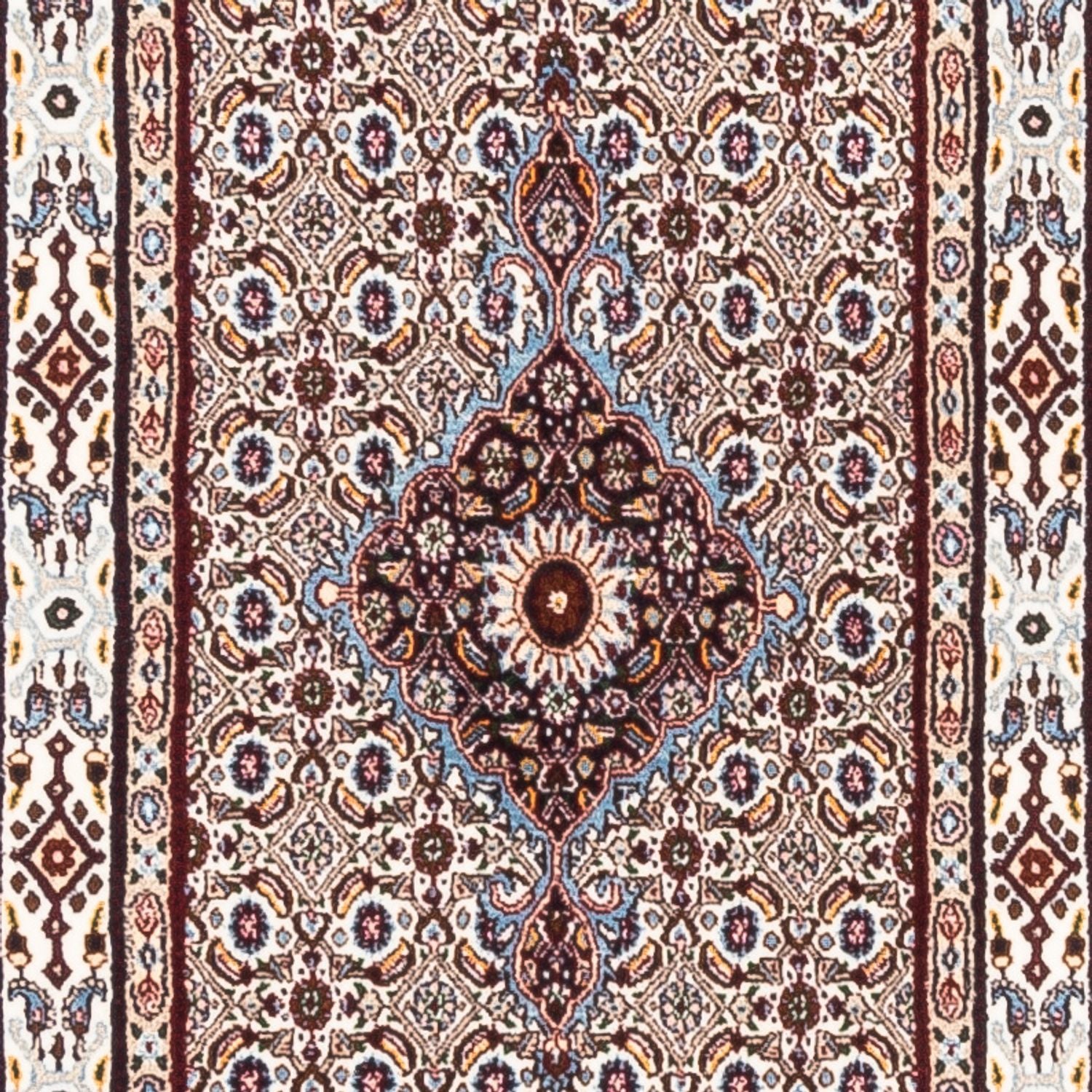 Tapis de couloir Tapis persan - Classique - 242 x 75 cm - crème