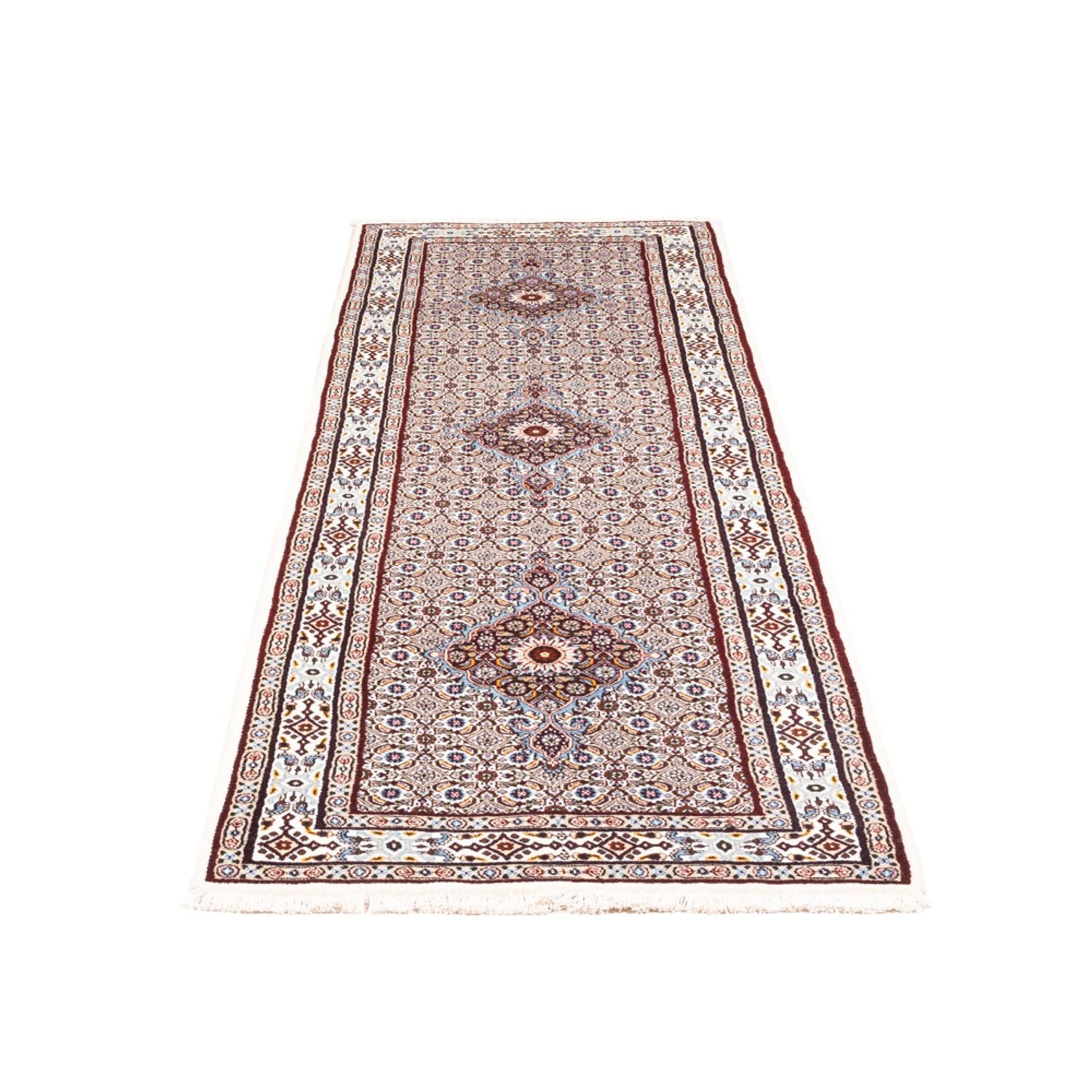 Tapis de couloir Tapis persan - Classique - 242 x 75 cm - crème