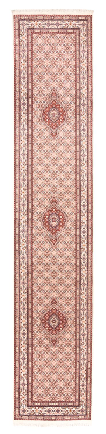 Tapis de couloir Tapis persan - Classique - 395 x 79 cm - crème