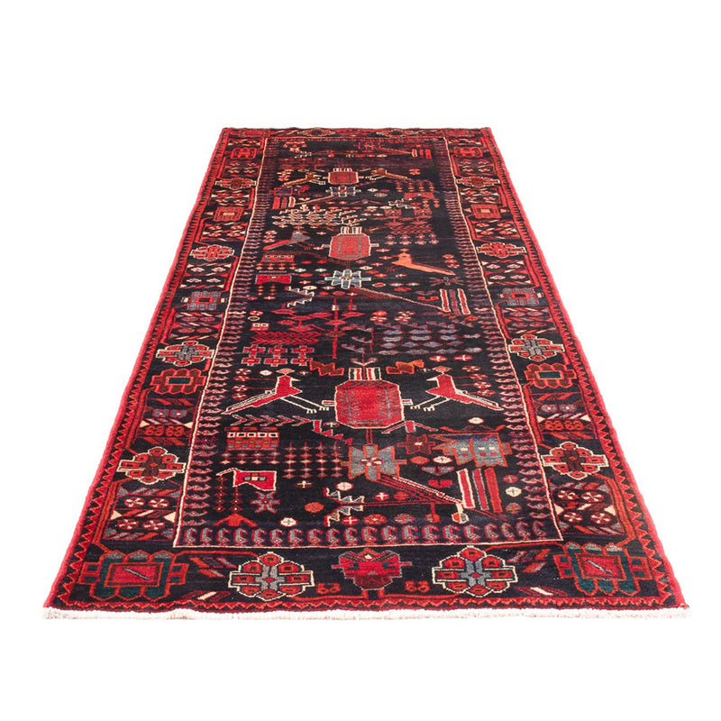Tapis de couloir Tapis persan - Nomadic - 331 x 108 cm - bleu foncé