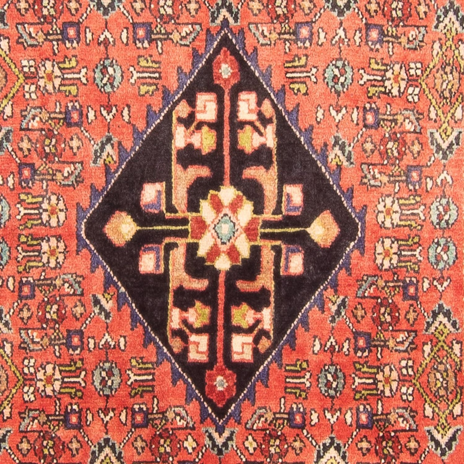Tapis de couloir Tapis persan - Nomadic - 327 x 117 cm - rouge
