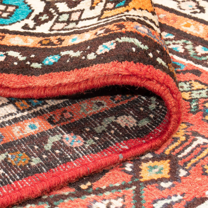 Tapis de couloir Tapis persan - Nomadic - 287 x 104 cm - rouge