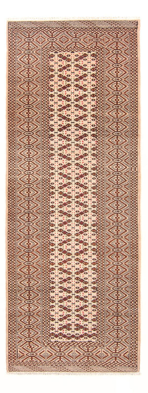 Tapis de couloir Tapis Turkaman - 282 x 100 cm - crème
